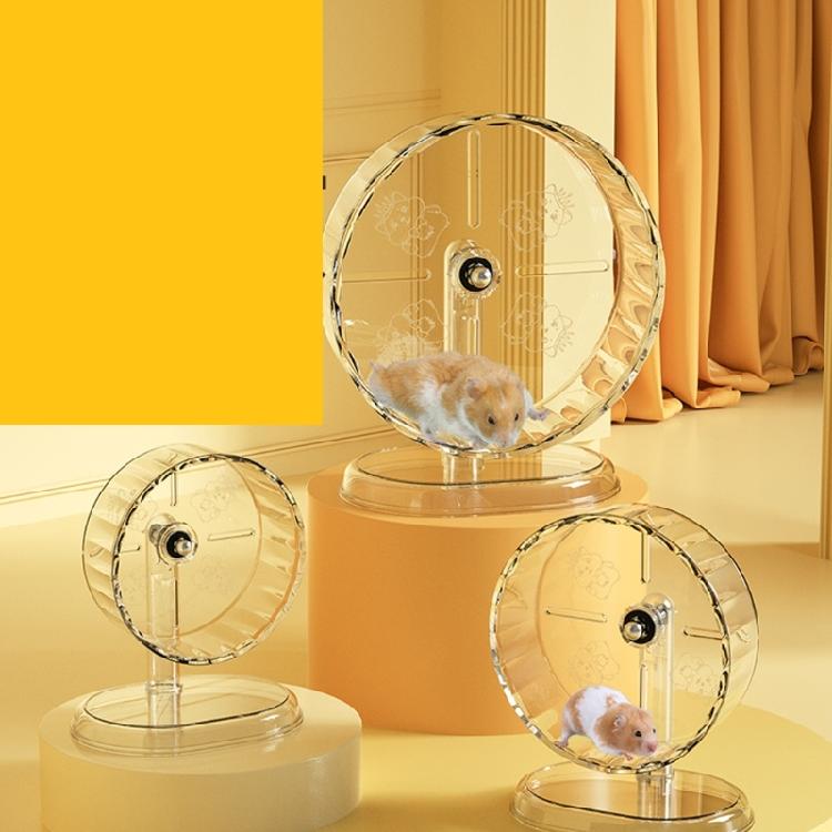 Rueda Silenciosa para Hámster, Rueda de Ejercicio para Hámster Súper Silenciosa, Rueda Silenciosa para Hámster, Rueda de Ejercicio para Hámsters con Soporte Ajustable