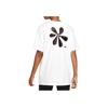 Nike Alphabet Logo Print American Retro Casual Pullover Crew Neck Short Sleeve T-Shirt With Dropped Shoulders Women Tops White DR9003-100