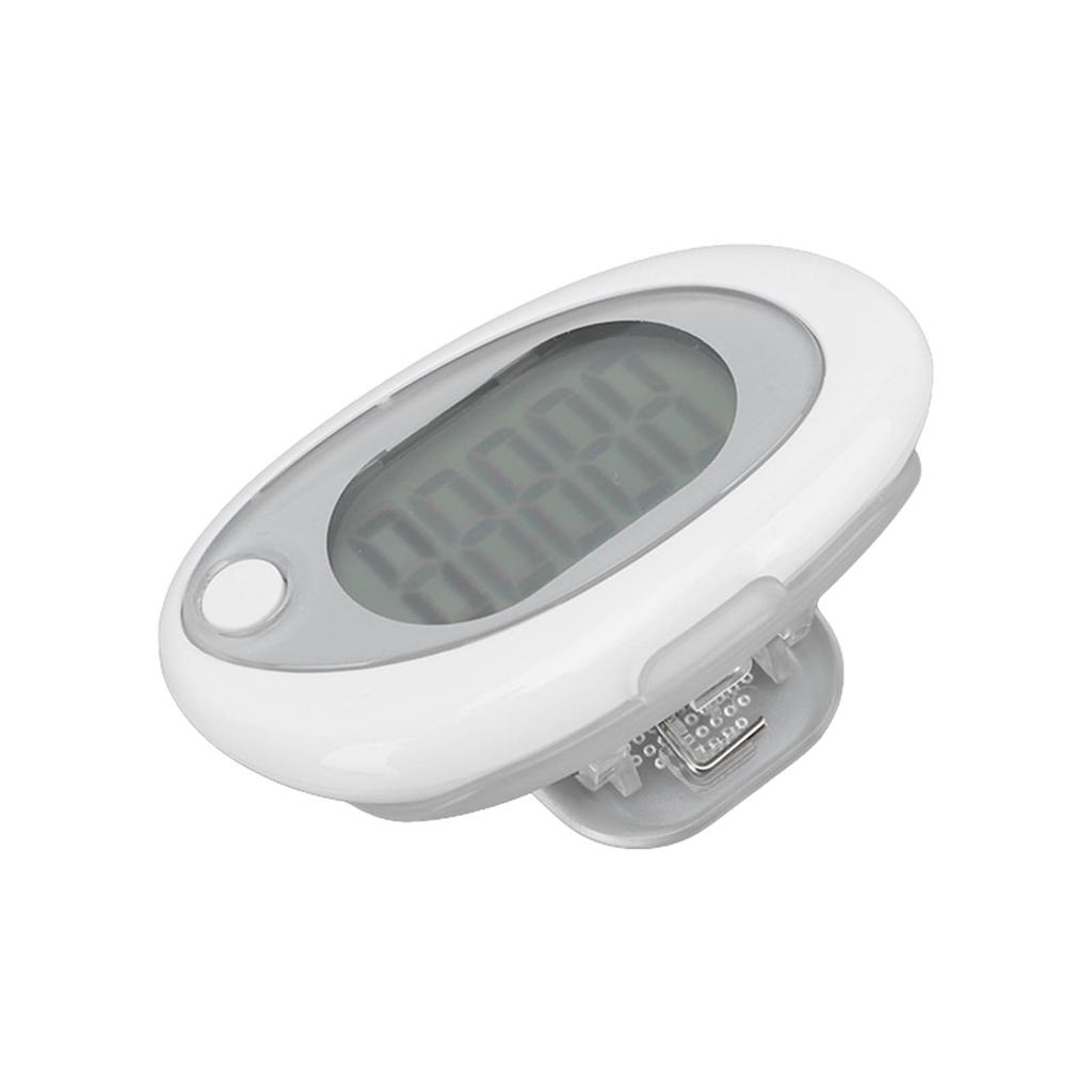 3D Pedometer Simple Step Counter with Clip Lanyard Accurate Quiet Compact Step Tracker for Walking