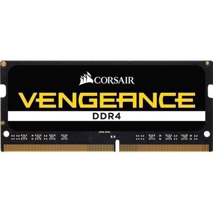 Mémoire RAM - CORSAIR - Vengeance DDR4 - 8GB 1x8GB DIMM - 2666 MHz - 1.20V - Noir (CMSX8GX4M1A2666C)
