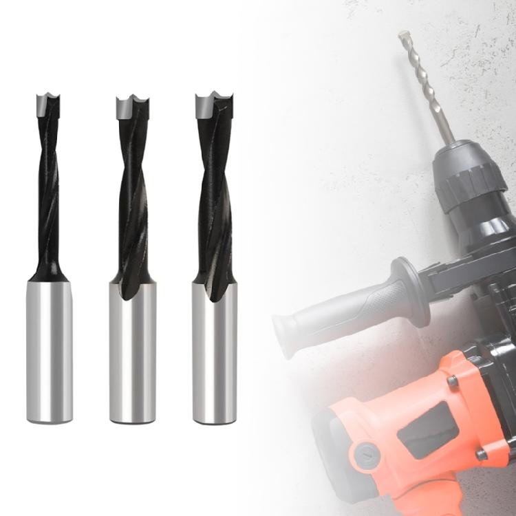 Two Flutes Woodworking Gang Drill Bits Blind Hole Drilling Head 70mm Length
