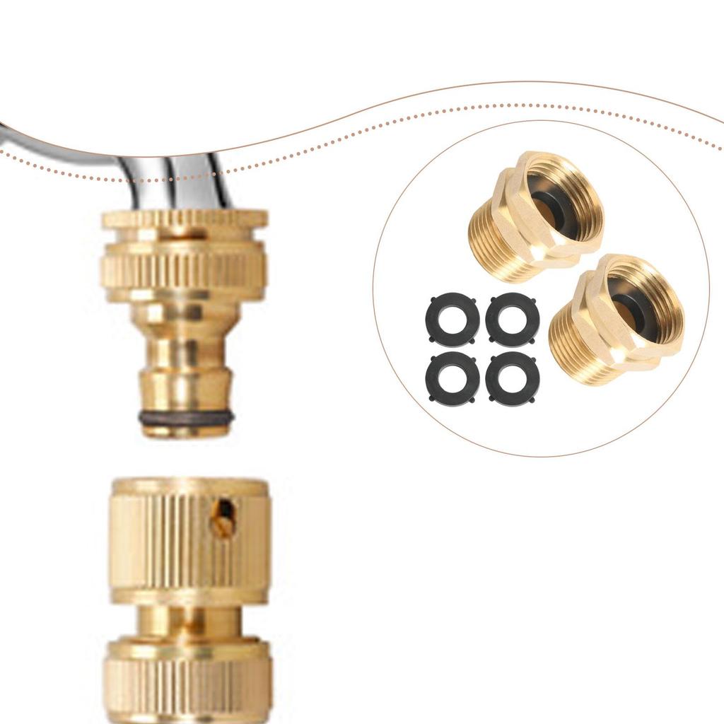 Garden Hose Adapter 3/4" Ght Female to 3/4" NPT Male High Performance Replacement Accessory