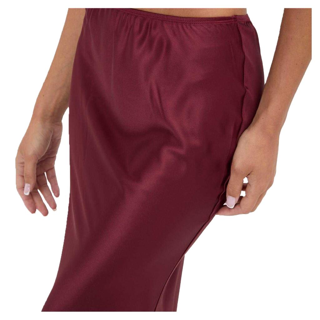 I Saw It First Womens/Ladies Satin High Waist Maxi Skirt