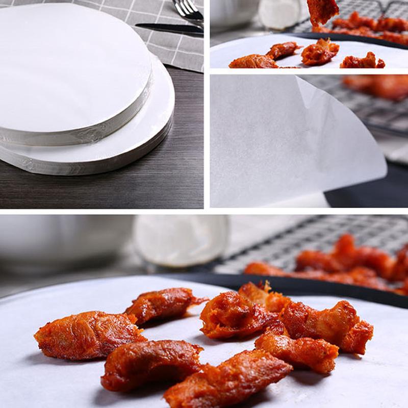 100pcs 10/11cm Hamburger Patty Paper - Wax Papers to Separate Frozen Pressed Patties - 100 Burger for Burger Patty Paper