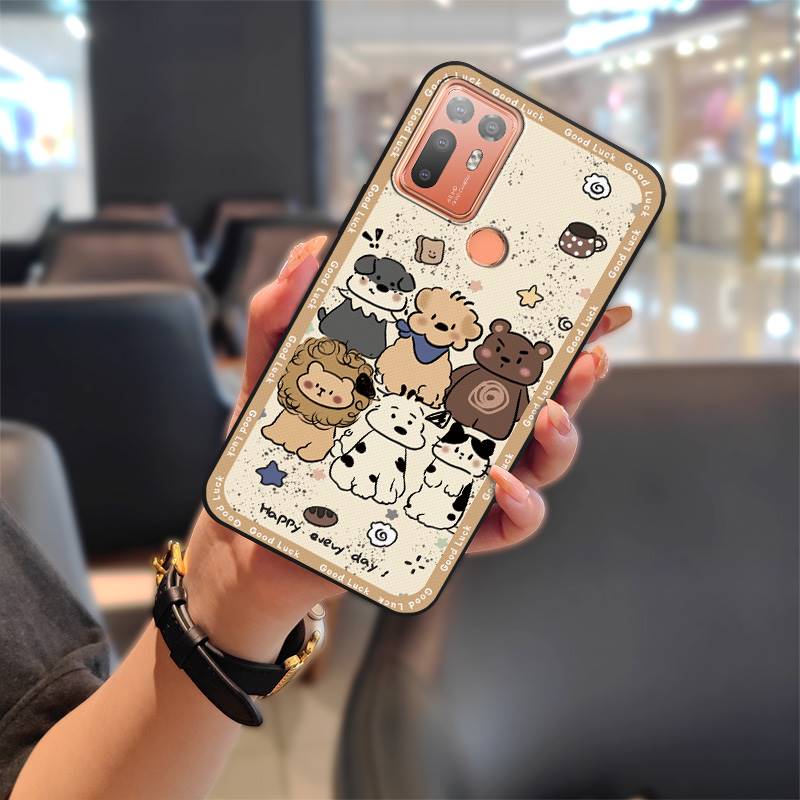 Full Wrap Anti-dust Phone Case For HTC Desire 20 Plus/D20+ Durable Anti-knock TPU Phone Pouch Soft Case Waterproof Cute