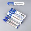 Erasable Large Capacity Whiteboard Marker - Water-Based, Big Head, Easy Erase, Black/Red/Blue for Office Use