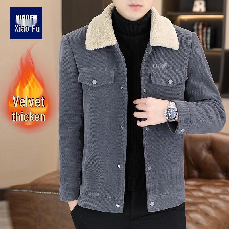 

Men s Thick Wool Blend Down Jacket 4XL