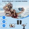 2In 1 Wireless Lavalier Microphone Lapel Mic With Digital Display Charging Case For Type C Recording Intelligent Noise Reduction Audio Video Recording