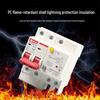 220V Dual-Pole Circuit Breaker: Lightning Protection, Over/Under Voltage, Leakage Guard, 32A/63A.