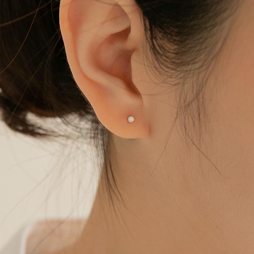 Lunne 14K 2Mm 5-Prong Mini Q Piercing (14K Gold) (Bar Thickness 1Mm) #Pib09