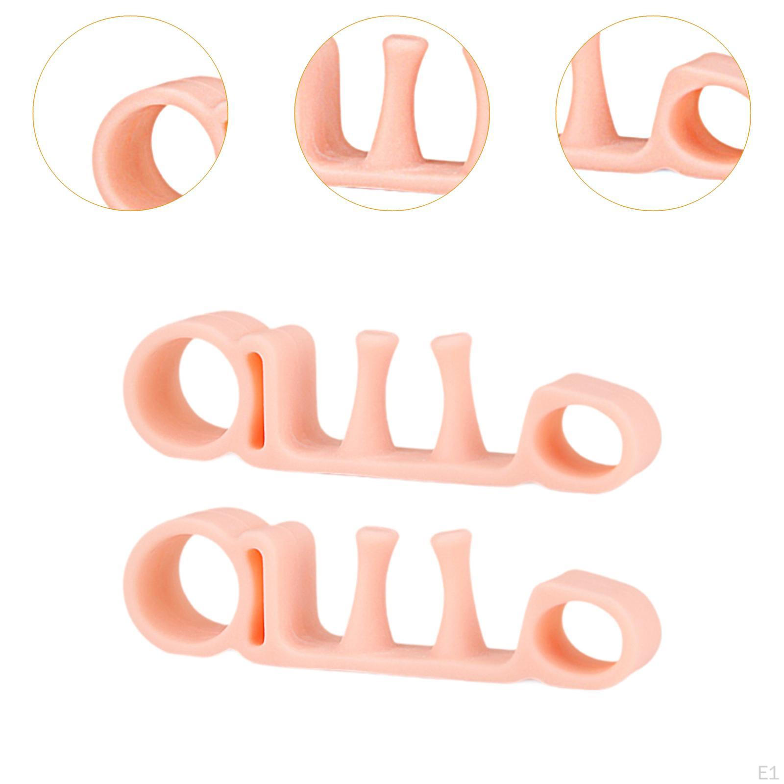 2 шт. опорные подушечки для пальцев ног комплект для выравнивания стопы для девочек — фото 4