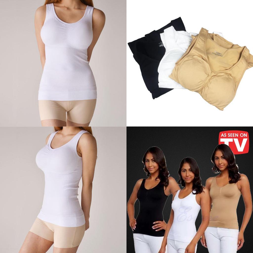 Body sculptant sans coutures pour femmes avec rembourrage de poitrine et contrôle du ventre pour un usage quotidien