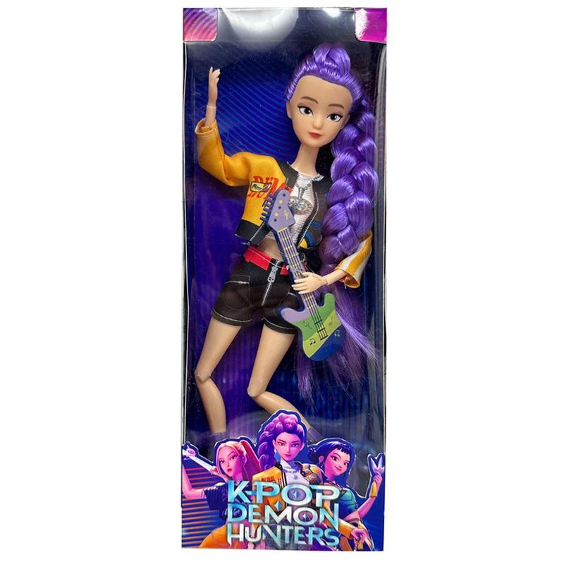 

2025anime k pop demon hunters group of witch hunters high appearance glue doll girl heart decorative doll holiday gifts