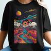 The Watcher of Cosmos Psychedelic T Shirt | Trippy Bella Canvas Tee | Surreal Colorful Funky Festival Apparel Graphic Gift