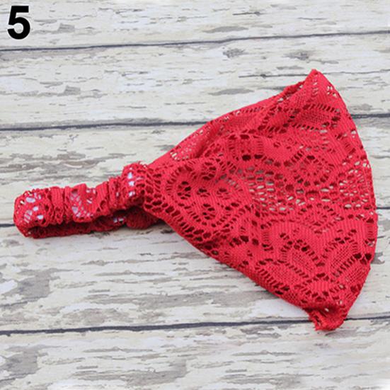 

Жіночі модні бандани Тюрбан мереживний порожній візерунок для волосся Широка пов язка на голову