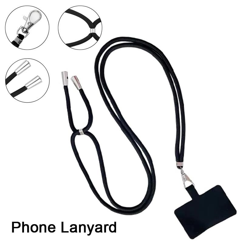 Universal Adjustable Phone Lanyard Strap Mobile Phone Hanging Rope Neck Strap Anti-lost Lanyard For Phone Case Back Clip Straps