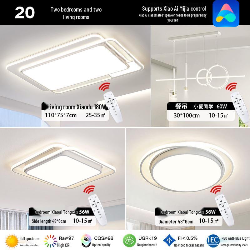 Modern Minimalist Eye Protection Ceiling Light for Living Room and Bedroom