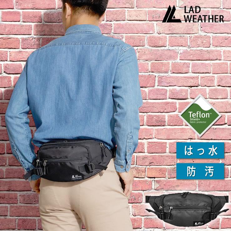 

[Rad Weather] Waist Pouch, Body Bag, Waist Bag, Men s, Women s, Teflon treated, water repellent/stain resistant, popular, stylish bag