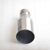 RE Exhaust Nozzle 304 Stainless Steel Silvery Brushed Single Tube Car Exhaust Nozzle 2.5 Inches 4.5 Inches Car Exhaust Nozzle