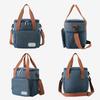 Waterproof Oxford Cloth Insulated Lunch Bag Thermal Food Carrier Crossbody Tote for Work/Picnic