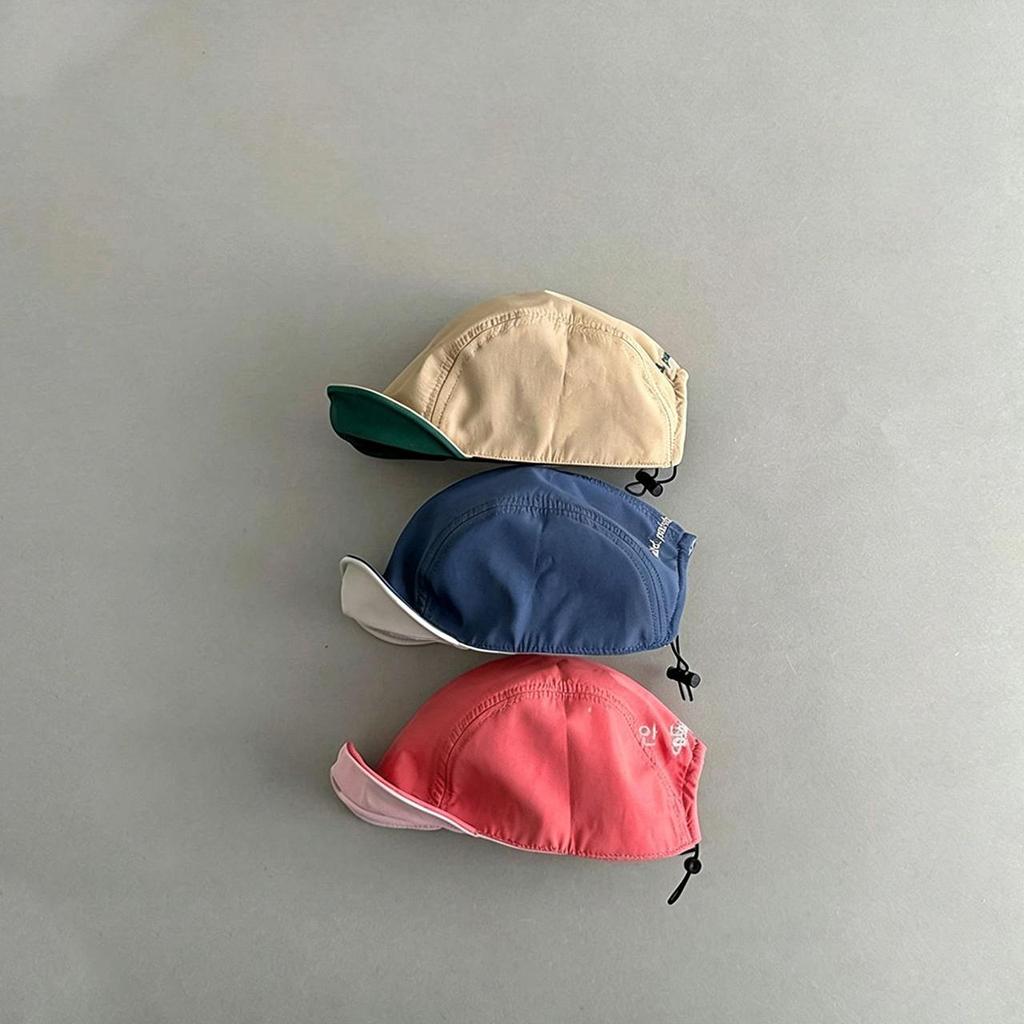 Double-sided Baby Baseball Cap Summer Quick-drying Kids Sun Hat Breathable Soft Thin Brim Hip-hop Toddler Visor Hats