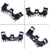 Precised Controller Middle Frame Housing Replacement Part for P4 Generation 2.0 Gamepad Handle Stand Black
