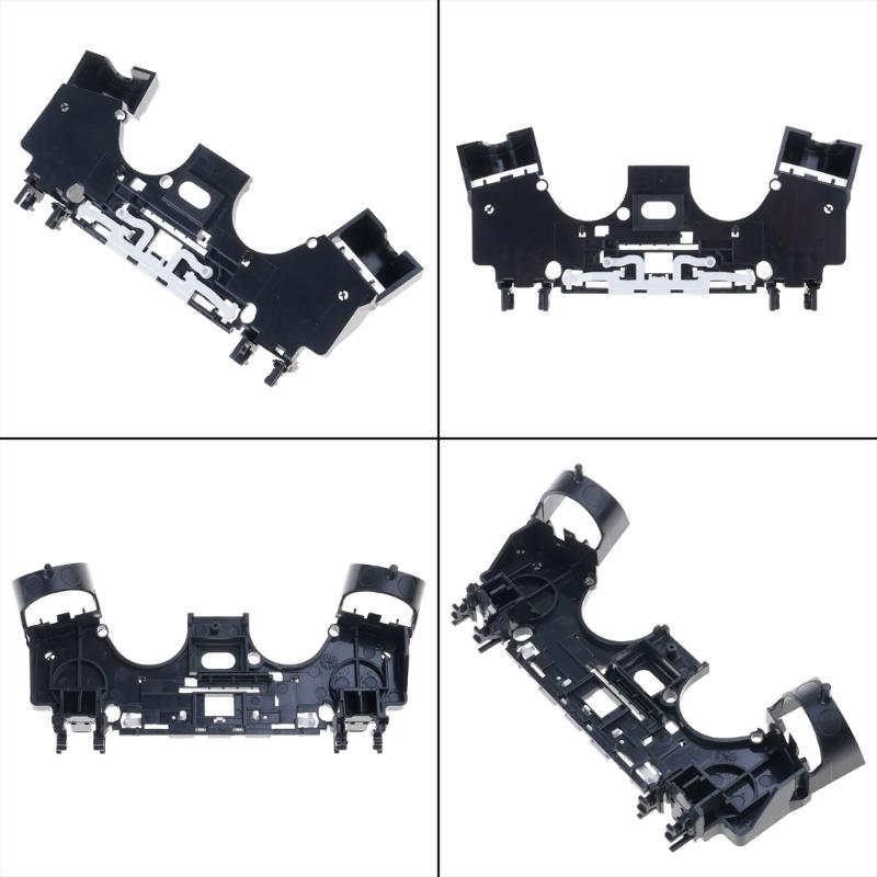 Precised Controller Middle Frame Housing Replacement Part for P4 Generation 2.0 Gamepad Handle Stand Black