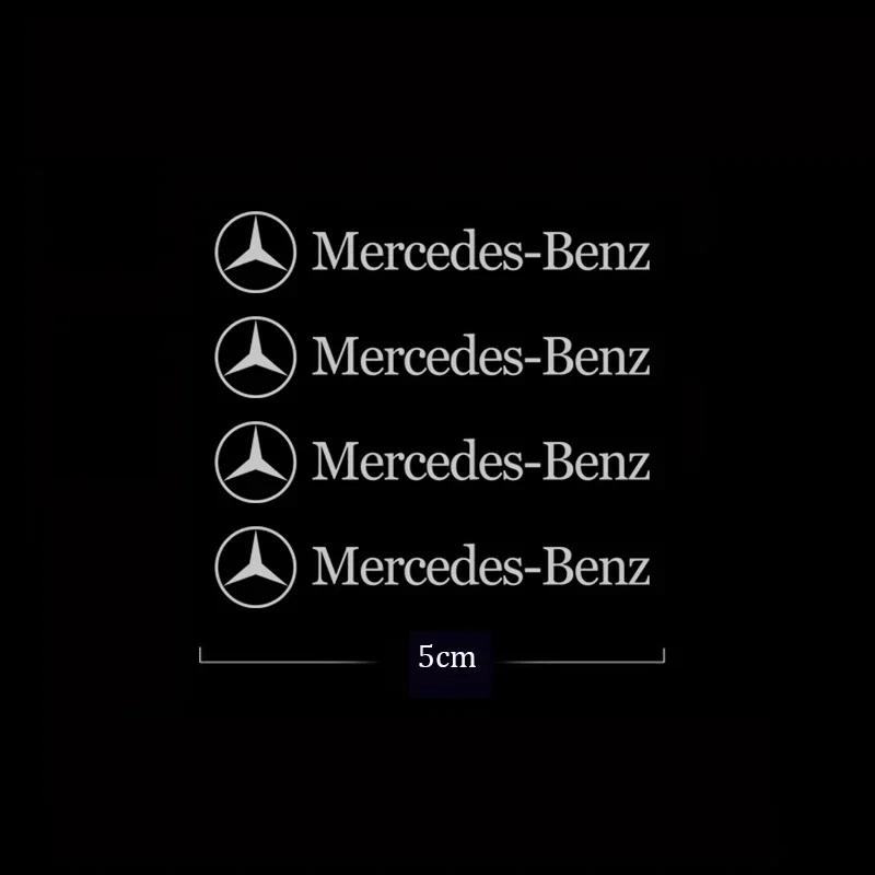 3D Metal Emblem Auto Decor Decals Car Window Wiper Stickers For Mercedes Benz AMG W212 W204 W211W168 W213 W205 W210 W124