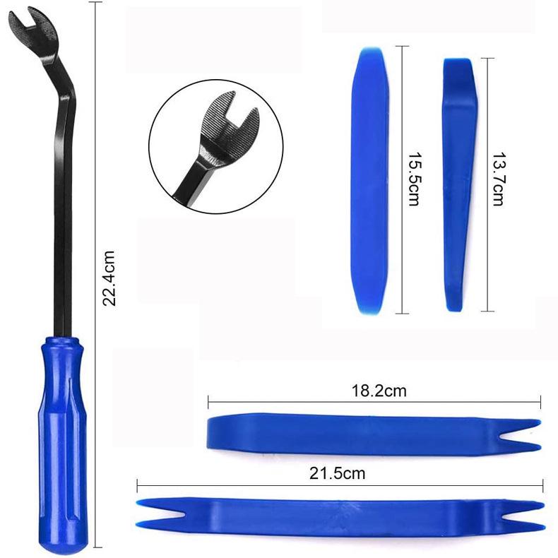19-Piece Car Audio Removal Tool Kit & Pry Bar Set