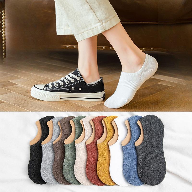 Women's Summer Thin Invisible Non Slip Heel Shallow Mouth Socks