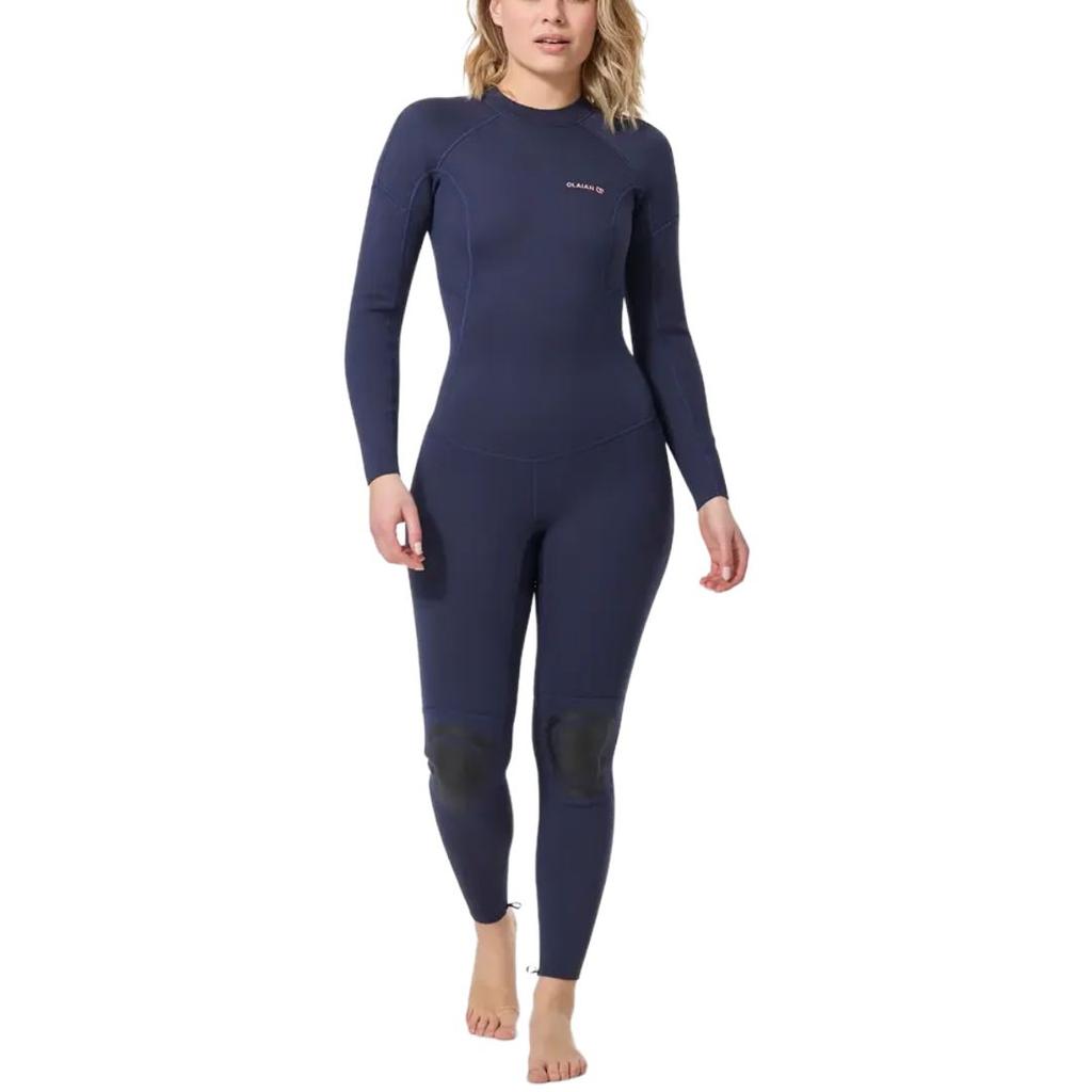 DECATHLON OLAIAN 100 Collection PÁNSKÝ NEOPREN Tmavě modrá/Korálová prášková 8403234