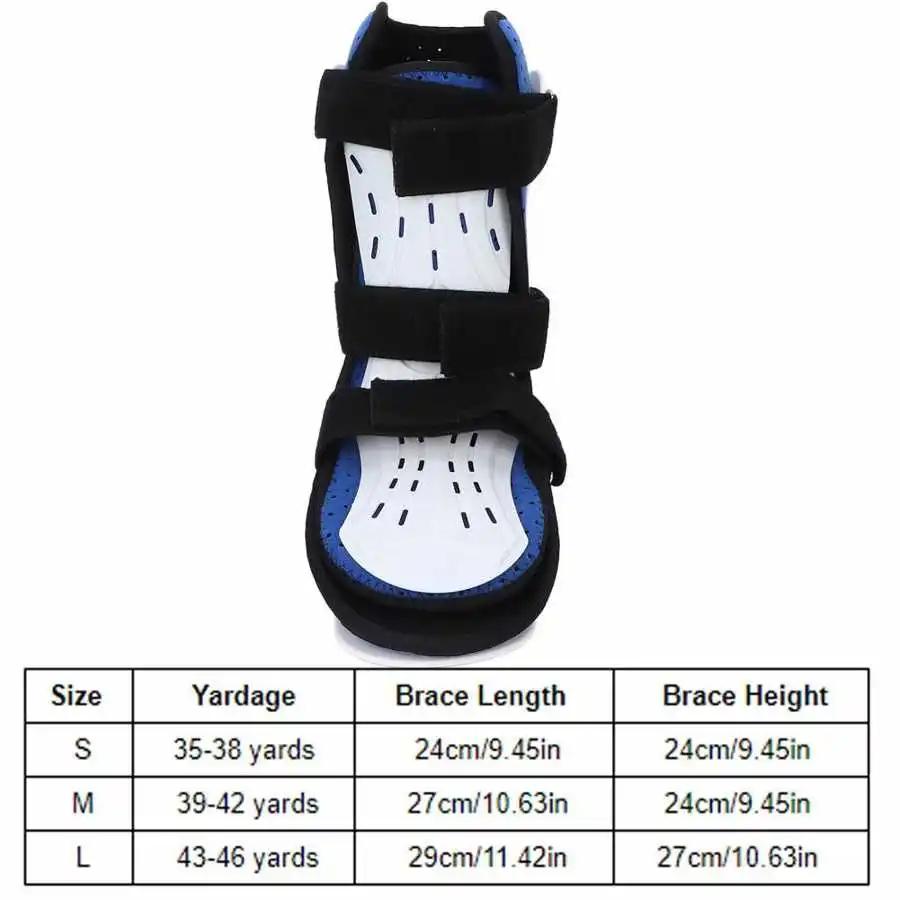 Durable And Safe Short Removable Foot Drop Valgus Correction Of Ankle Fracture Rehabilitation Ankle Sprain Foot Support Correction Shoes S/M/L