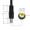 Durability 14AWG DC7.9x0.9mm Power Extension Cable 16.4ft Power Cord For Solar Generators Panel Outdoor Charging
