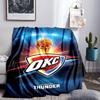 Thunder OKC Basketball Blanket Lightweight Flannel Bedding Blanket Perfect for Travel, Camping, Living Rooms, Offices, Sofas, Fan Christmas Gift