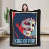 Super Star Michael Jackson Blanket Velvet Autumn/Winter  Multi-function Super Soft Throw Blankets for Bedding Car Bedspreads