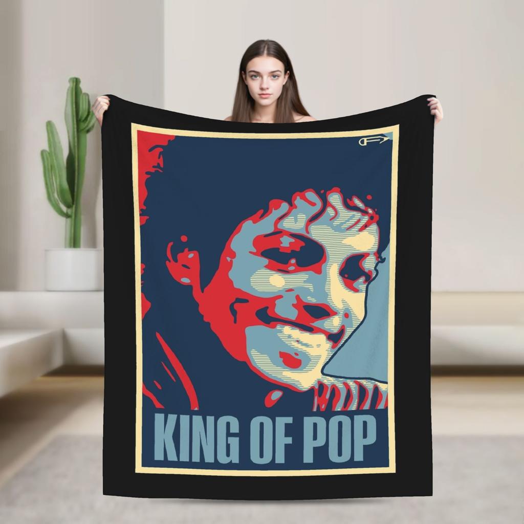 Super Star Michael Jackson Blanket Velvet Autumn/Winter  Multi-function Super Soft Throw Blankets for Bedding Car Bedspreads