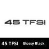 2026 Car Rear Trunk Emblem Sticker For Audi A3 A4 A5 A6 A7 A8 Q3 Q5 Q7 Original Size Quarrto Sline Emblem ABS Black Refit Accessories