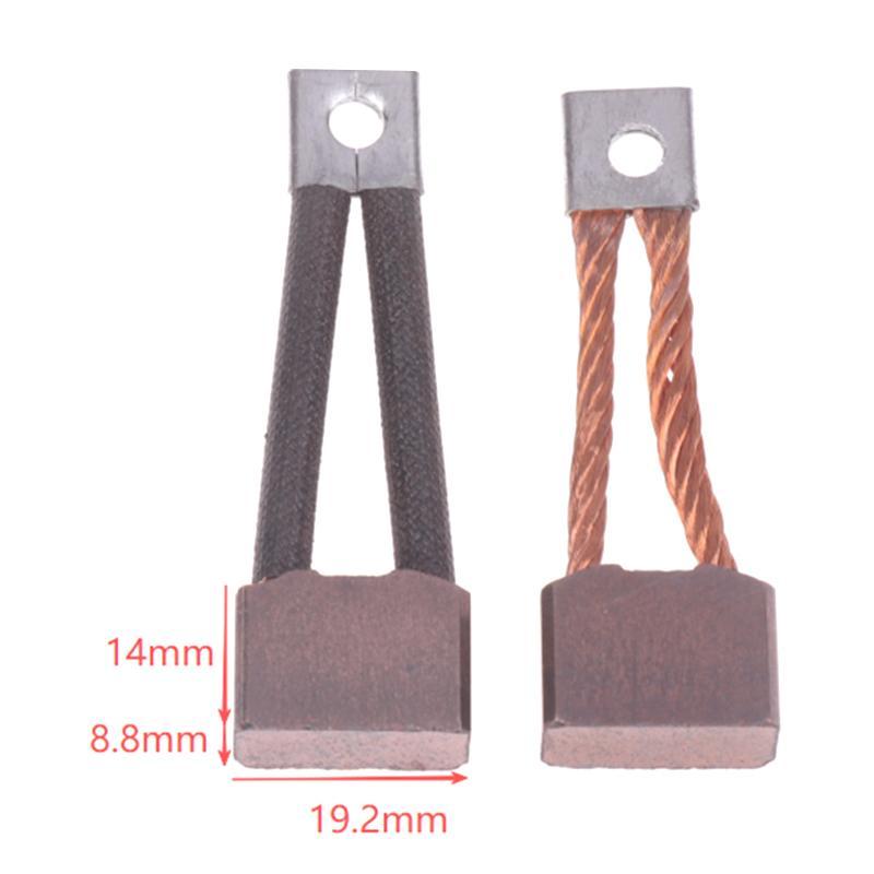 4 Pezzi 8.8x19.2x14mm 212 Spazzole di Carbone ad Alto Contenuto di Rame per Accessori di Ricambio del Motorino d'Avviamento dell'Auto