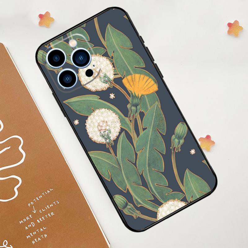 Dandelion Case For iPhone 11 12 13 14 15 16 Pro Max 15 16 Plus 13 12 Mini X XS XR Cover