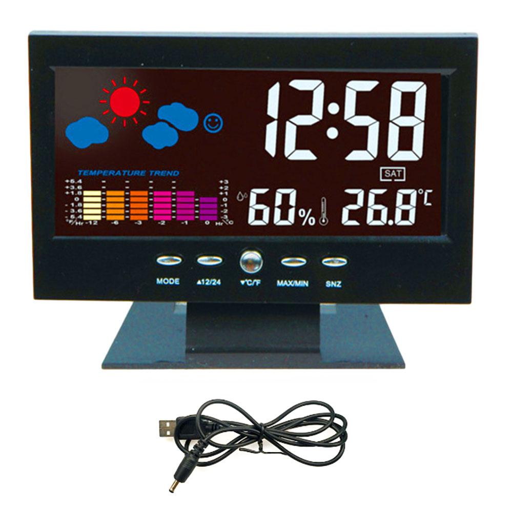 Digital LED Alarm Clock Hygrometer Alarm Clock Calendar Digital LED Alarm Clock Hygrometer Temperature Indicator China Mainland
