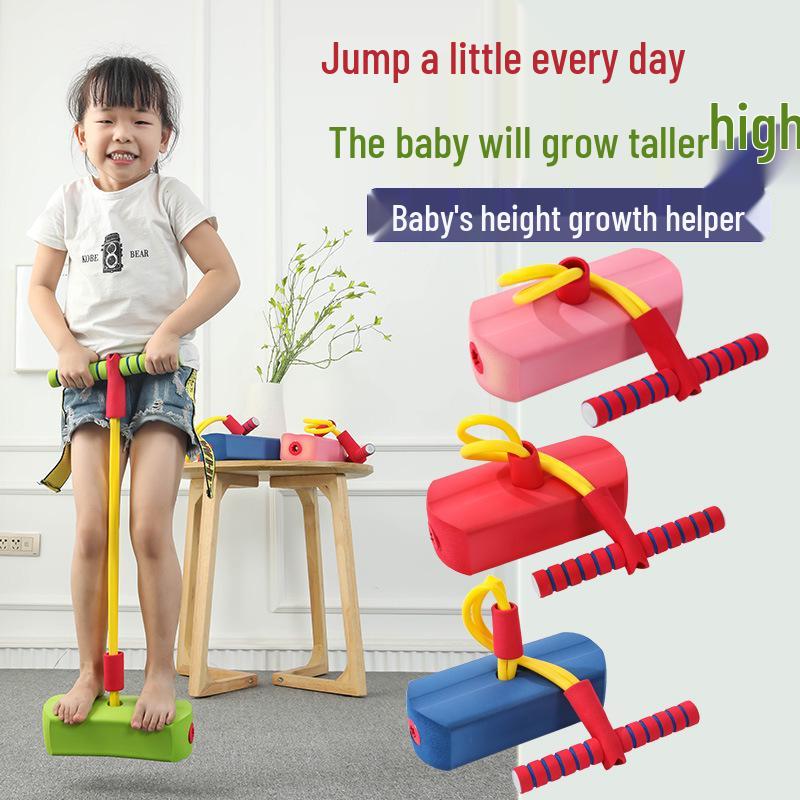 Antrenor de echilibru cu sărituri de broască pentru creșterea în înălțime a copiilor: Băț Pogo pentru Integrare Senzorială în Aer Liber