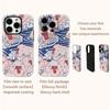 Onsen Monkeys Japanese Flair Phone Case for IPhone 17AIR 16E 16 15 14 13 12 11 17 Pro Max Plus Double-layer Back Cover