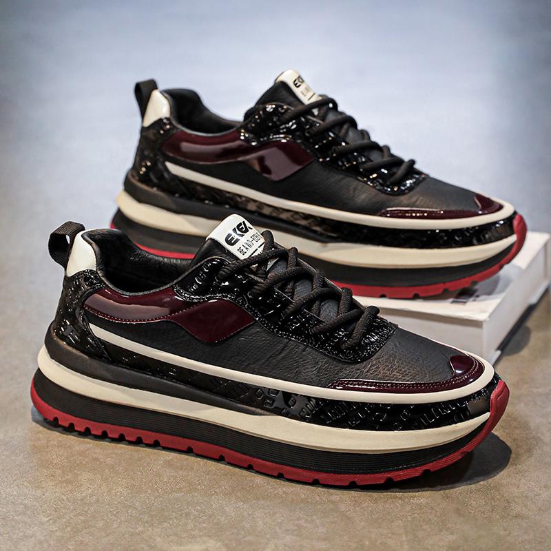 New Thick Bottom Versatile High Quality Trendy Fashion Anti Slip Casual Sports High Help Breathable Lightweight Zapatillas