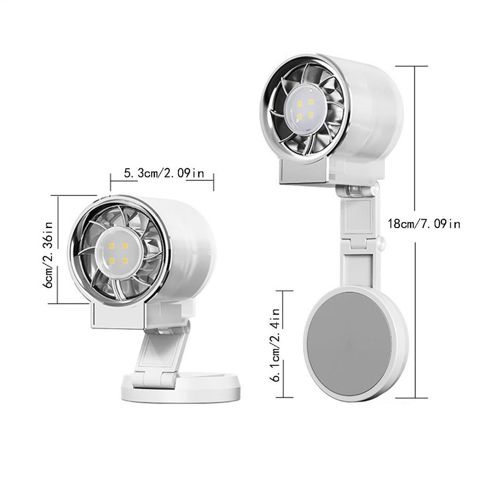 Handheld Fan 3-Speed Adjustable Foldable Battery Operated Mini Fan Handheld For Women Men Kids Home Bedroom Office School Travel
