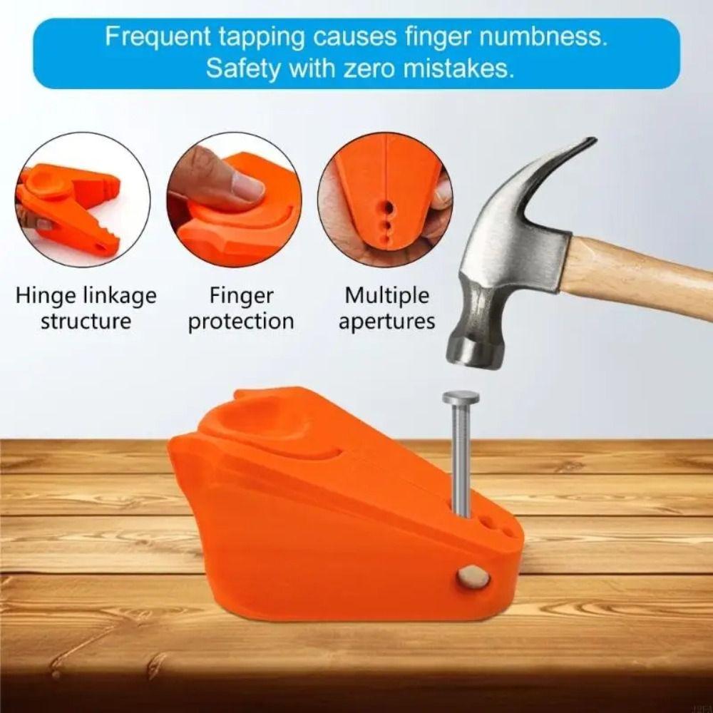 Plastic Material Anti Slip Fixer Hand Protecting Nail Fixer  Construction Work