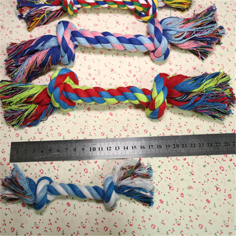 Three-Strand Woven Cotton Rope Dog Toy: Teething & Tugging Leash with Pocket-Drawstring Pants Cord.