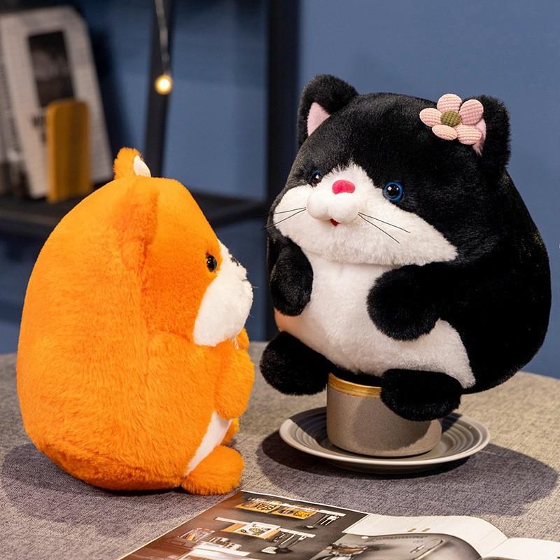 Cute Plush Animal Toys Soft Puppy Kitten Stuffed Dolls Perfect Gift Kids For