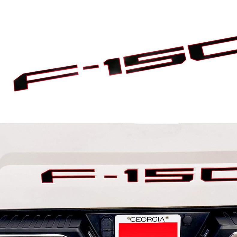 F150 is suitable for Ford Beast F150 pickup truck logo F-150 rear trunk modified ABS labeling groove car decoration labeling