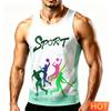 Outdoor Football Sports Men's Tank Top Summer Quick Dry Training Vest Fashion Gym T-shirt Professional Running Sleeveless Shirt