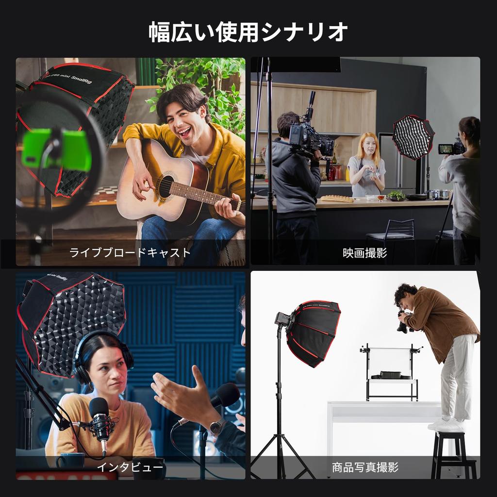 SmallRig Parabolic Softbox Quick Release Softbox with Carry Bag Compatible with SmallRig RC 60B COB Video Light for Photo Photography 4682 RA-D60